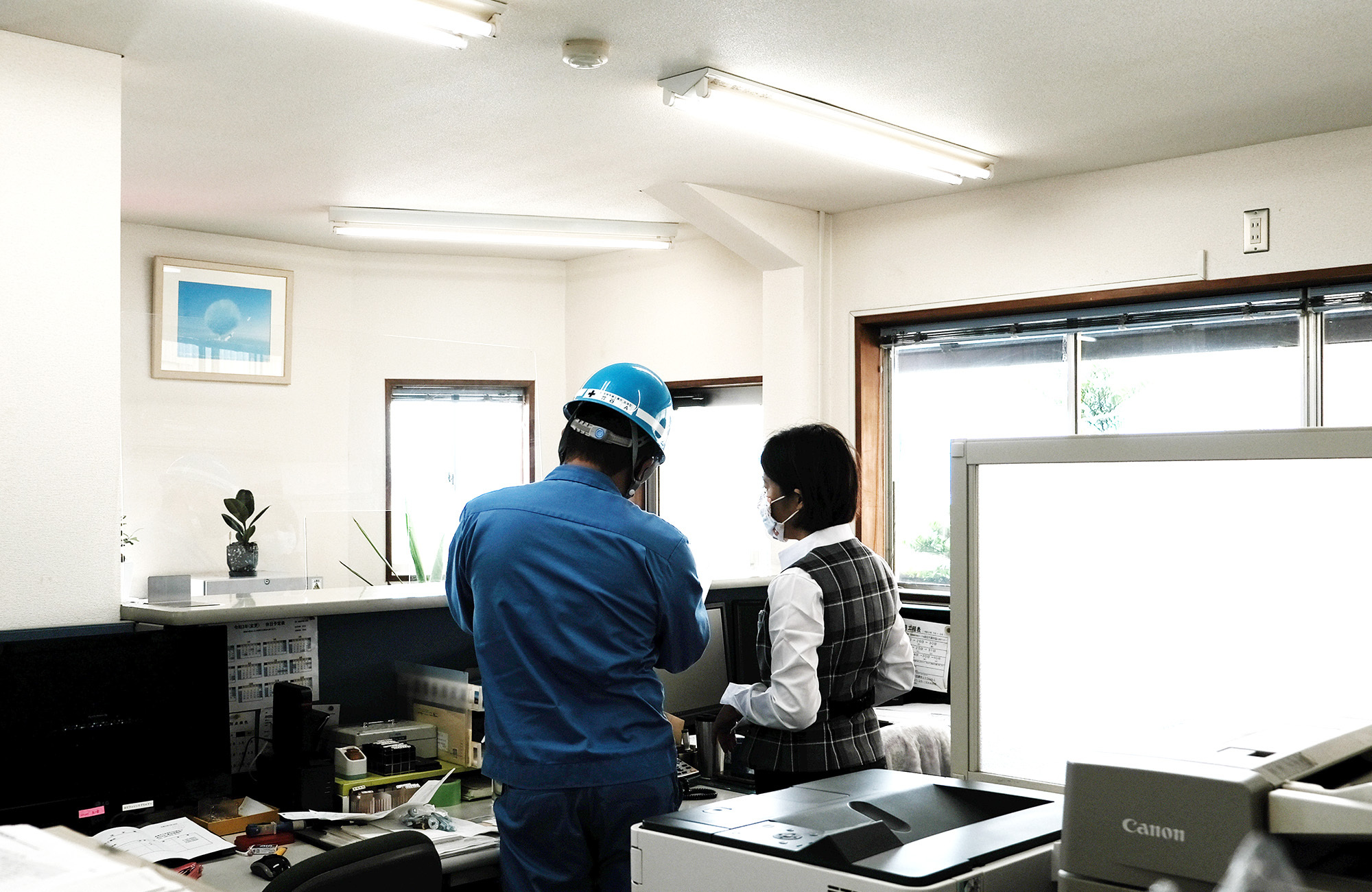 写真：社内風景